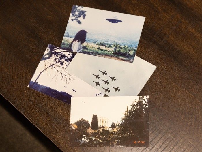  More of the photos from a binder of UFO pix collected by Lt.-Col. Wendelle Stevens, including a 1992 Vancouver photo at bottom.