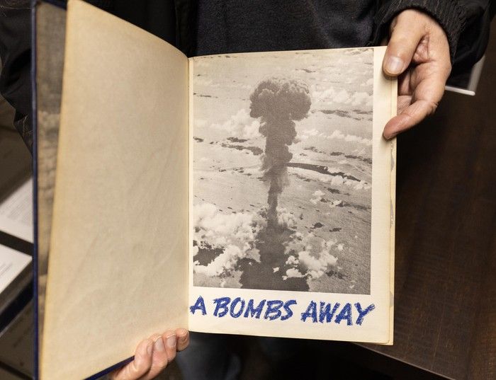  A page from the 1947 Roswell Air Force base yearbook.