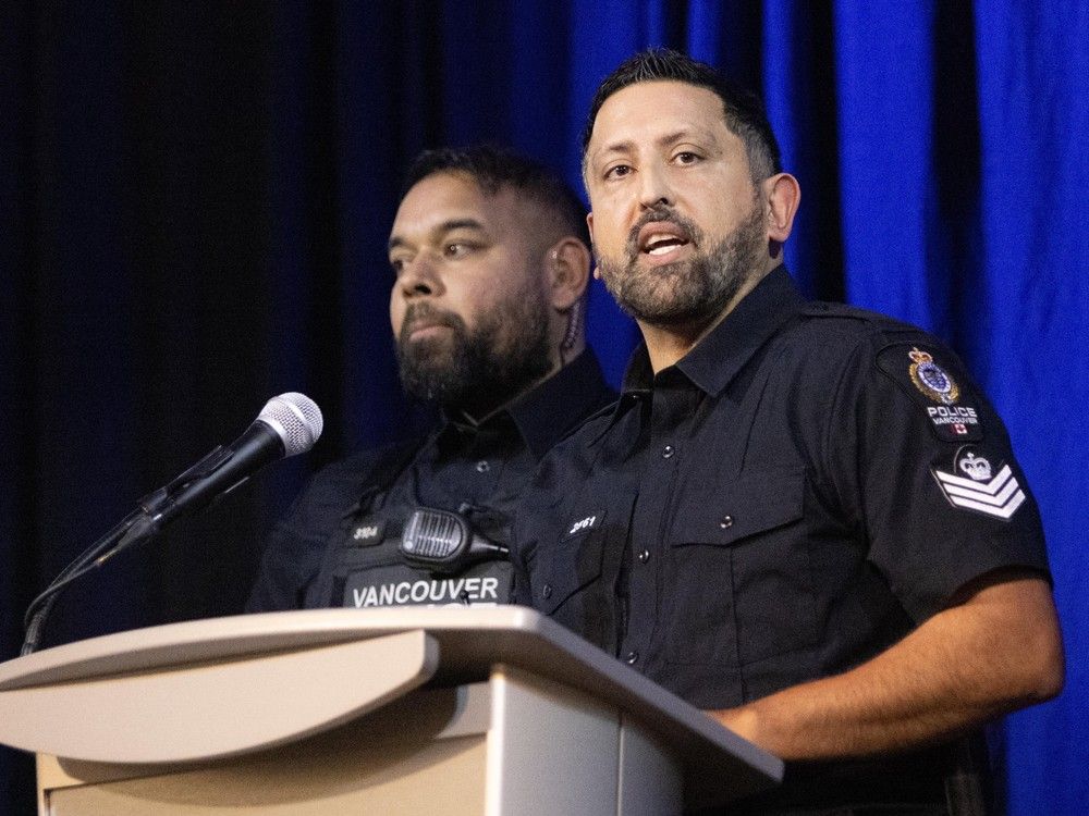  Const. Gurdeep Beesla (left) and Sgt. Harminder Rai