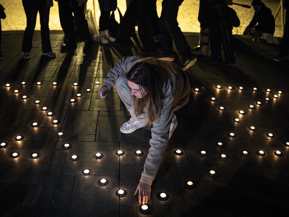 israel candlelight vigil