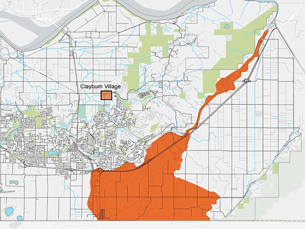 The Nooksack River is expected to overtop its banks this afternoon and overflow water will arrive in Abbotsford at around midnight