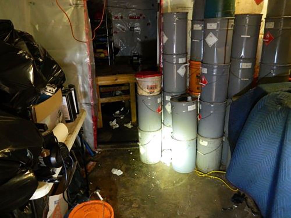 A federal RCMP policing unit known as CLEAR — clandestine laboratory enforcement and response team — has seized fentanyl, guns, precursor chemicals and cash from properties in Surrey and Richmond in an investigation that began in summer 2025. A federal RCMP policing unit known as CLEAR — clandestine laboratory enforcement and response team — has seized fentanyl, guns, precursor chemicals and cash from properties in Surrey and Richmond in an investigation that began in summer 2025.