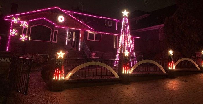 The Colton Avenue Lights display in Coquitlam. The Colton Avenue Lights display in Coquitlam.
