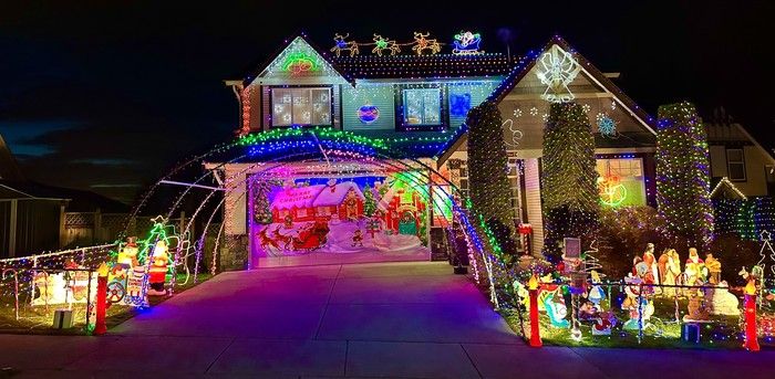 The Kensington Court display in Abbotsford. The Kensington Court display in Abbotsford.