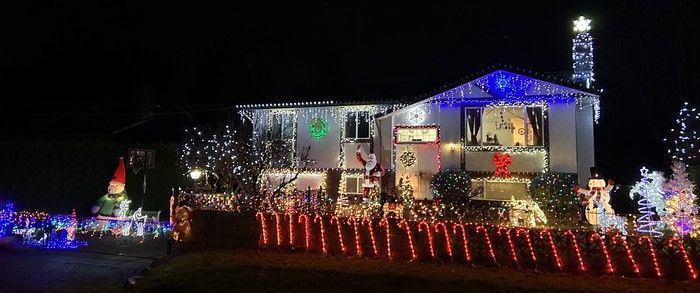 The Wejr Winter Wonderland display in Langley. The Wejr Winter Wonderland display in Langley.