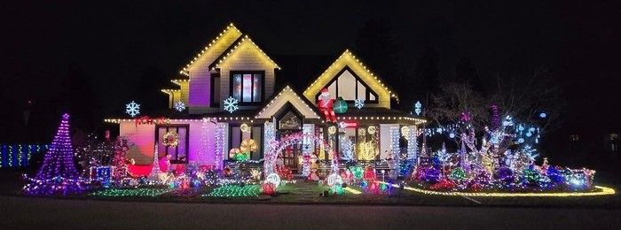 The Gill Family Christmas 2025 display in Delta. The Gill Family Christmas 2025 display in Delta.