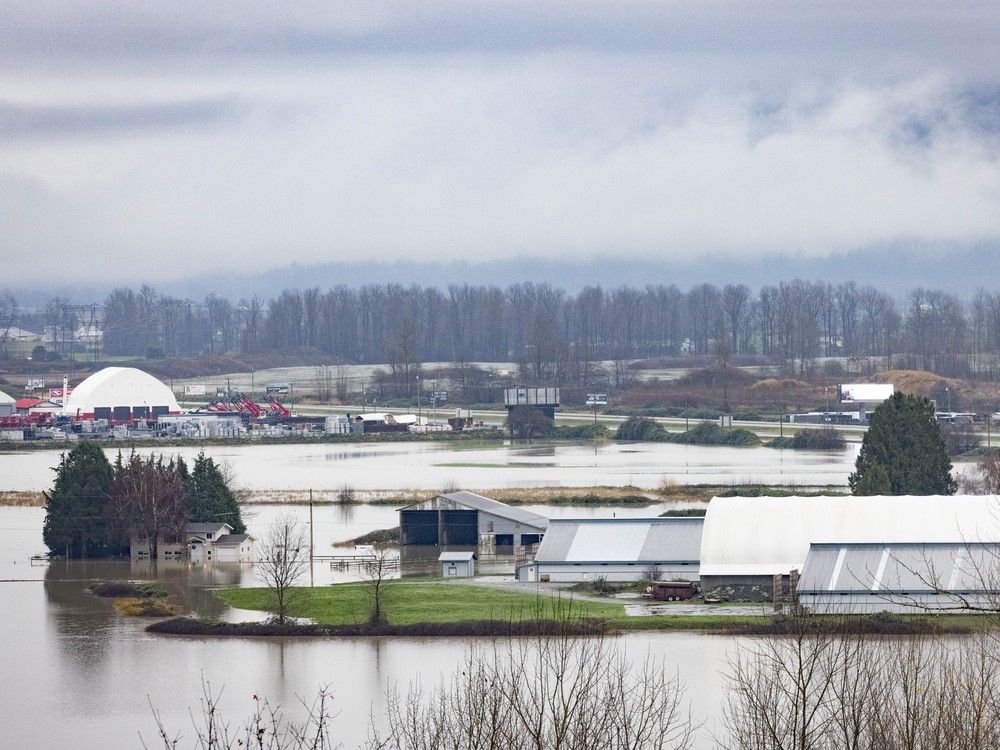  Flooding in Abbotsford on Dec. 12, 2025. Jason Payne/ PNG