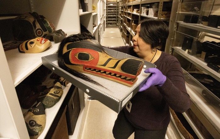  Sharon Fortney, senior curator of Indigenous collections, engagement & repatriation at the Museum of Vancouver, estimates the museum has some 80,000 items in its collection.