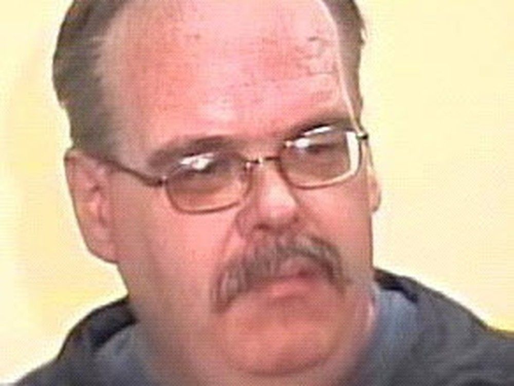 Mark Edward Grant, 62, is shown here when he was arrested in Winnipeg in 2007. He was arrested in Vancouver in Jan. 2026 on suspicion of sexual assault.