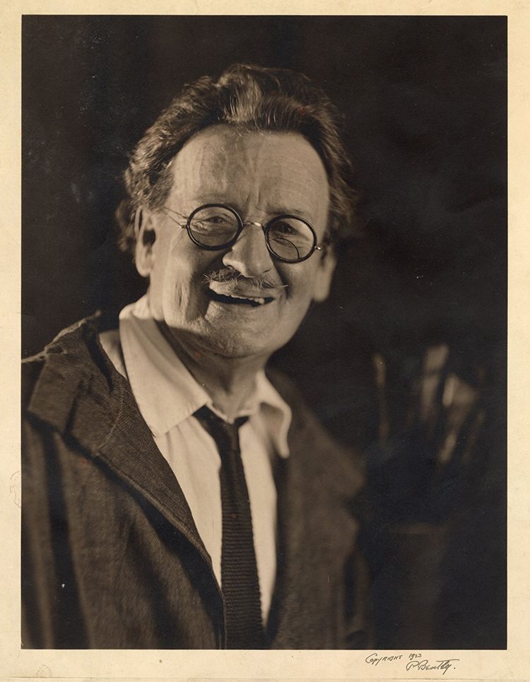  John Innes portrait by Percy Bentley of Dominion photo, August 1923. This print is from special collections and rare books, Simon Fraser University Library, but the negative is at the Vancouver Public Library.