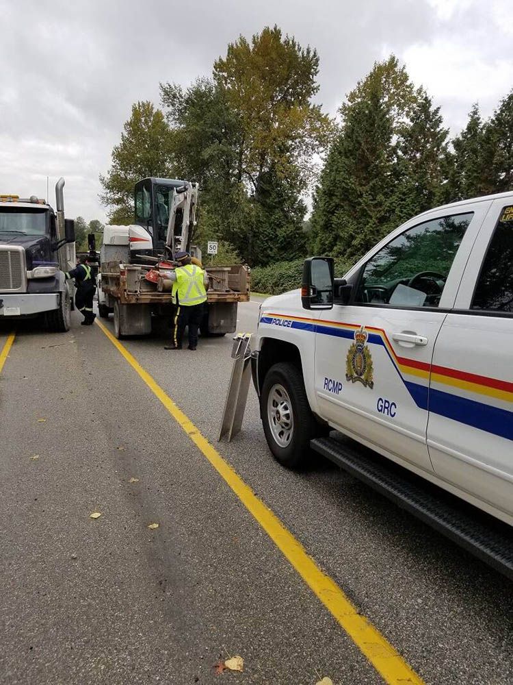  Burnaby RCMP and 11 police and bylaw partners led 74 commercial vehicle joint campaigns in 2025, taking 56 per cent of all inspected vehicles off the road.