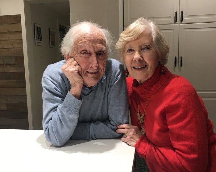  Former Vancouver Province editor and publisher Paddy Sherman with his wife Maureen, who he married in England in 1951.