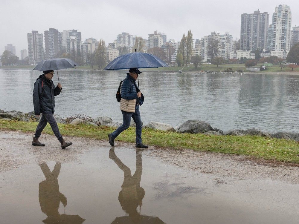 Atmospheric river set to hit B.C.'s South Coast this weekend