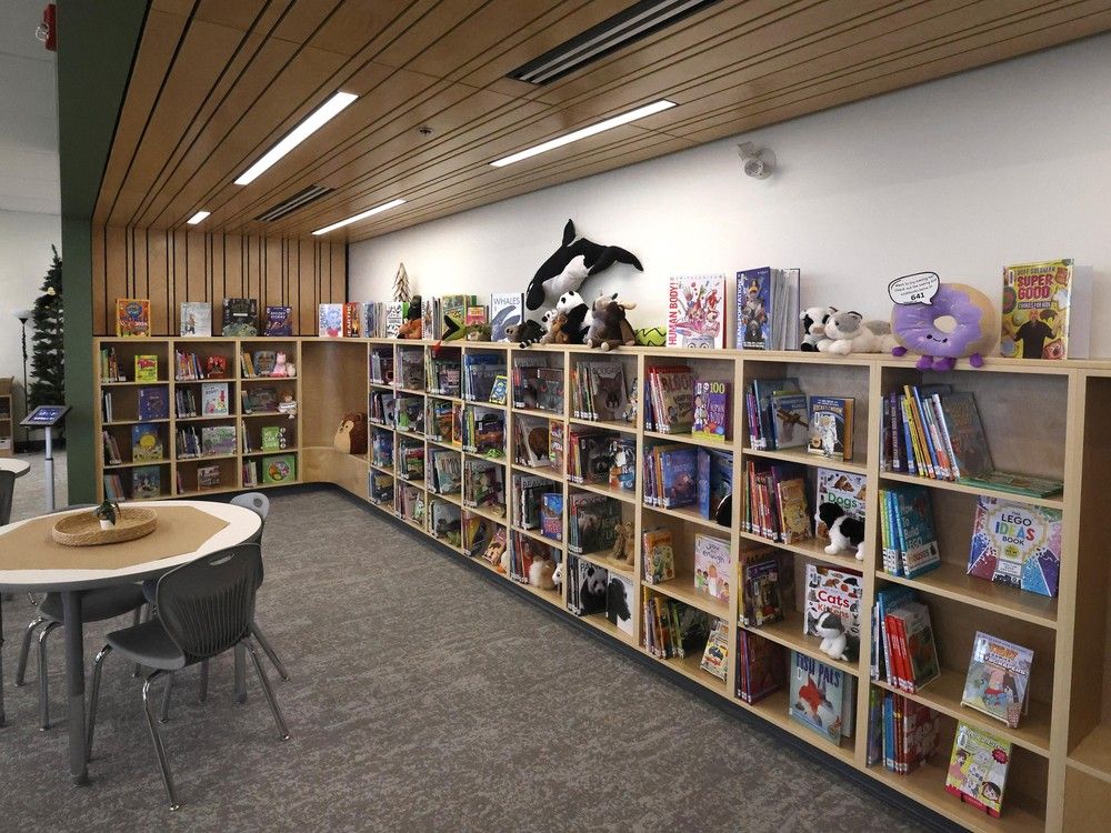  the library at snokomish elementary school in surrey, which opened jan. 6, 2026.