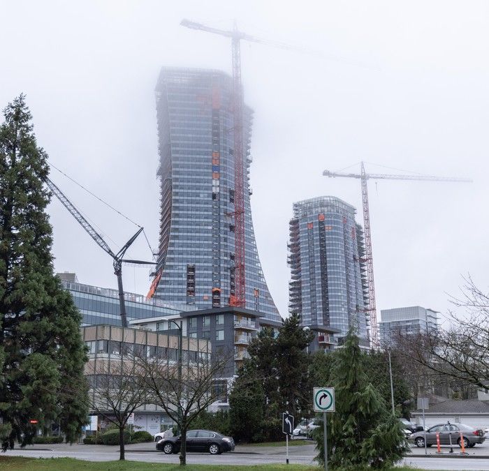  The Oakridge mall at 41st and Cambie in Vancouver is nearing completion, though various associated housing and office towers won’t be ready till fall.