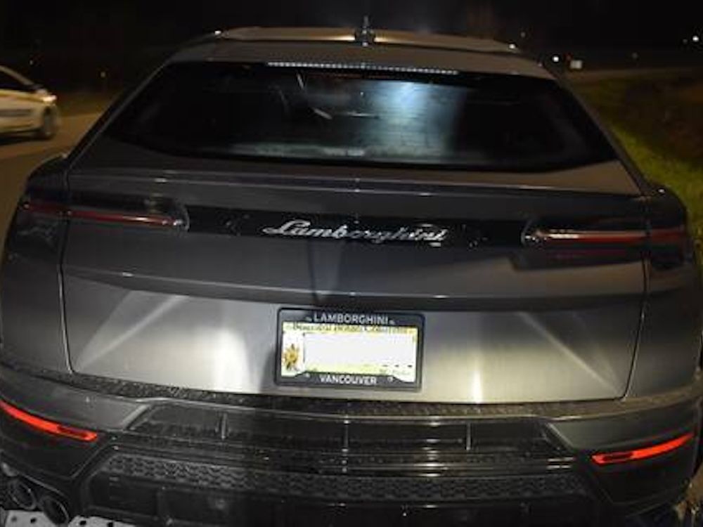 Surrey man clocked at 197 km/h loses his Lambo for a week
