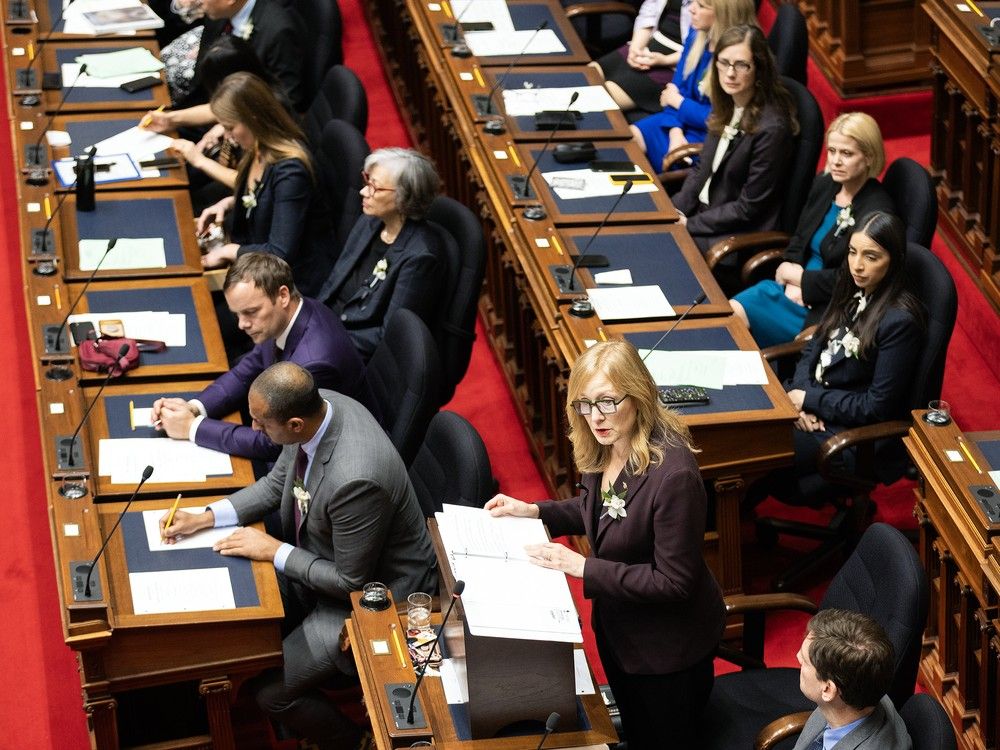 B.C. Budget: Finance minister delivers a sea of red ink and tax increases