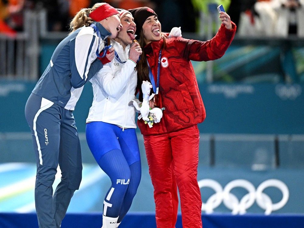 Veteran Canadian speedskater takes bronze in women's 3000-metre race