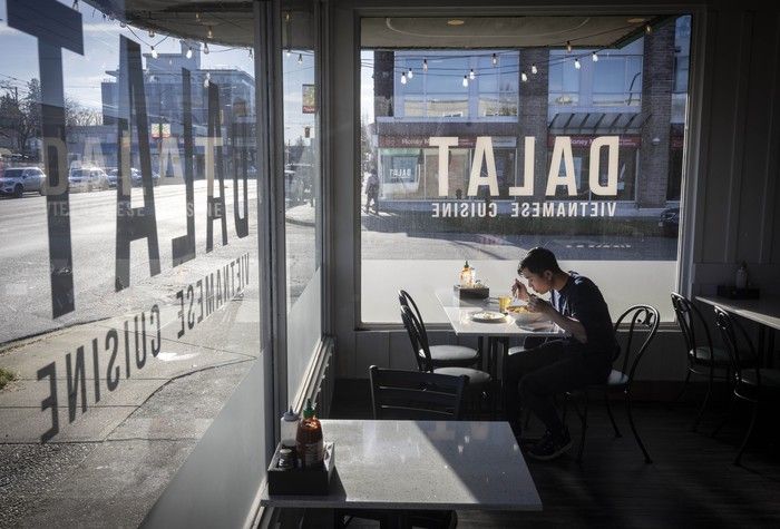 Joseph Mai has lunch at Dalat Vietnamese Cuisine restaurant on Victoria Drive in Vancouver.