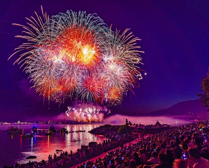  Team Canada fireworks at the 2022 Celebration of Light.