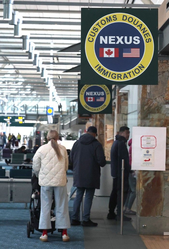  The NEXUS office at Vancouver International Airport (YVR) on Monday as flights from Puerto Vallarta are cancelled