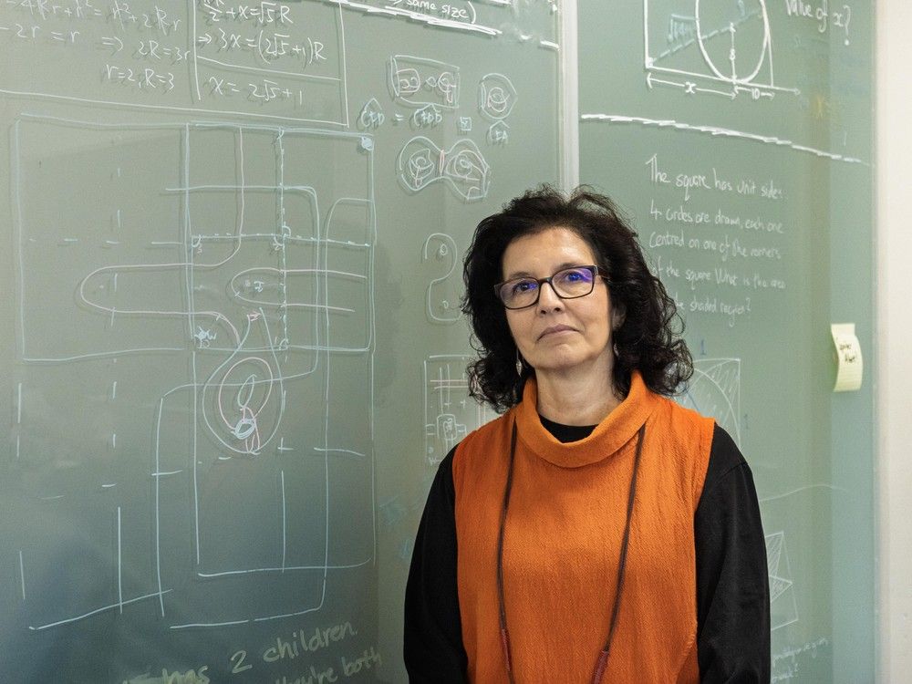  Melania Alvarez, education co-ordinator at the Pacific Institute for the Mathematical Sciences at UBC, says teachers face increasing demands and are let down by a system that does not give them adequate support and training to teach math.