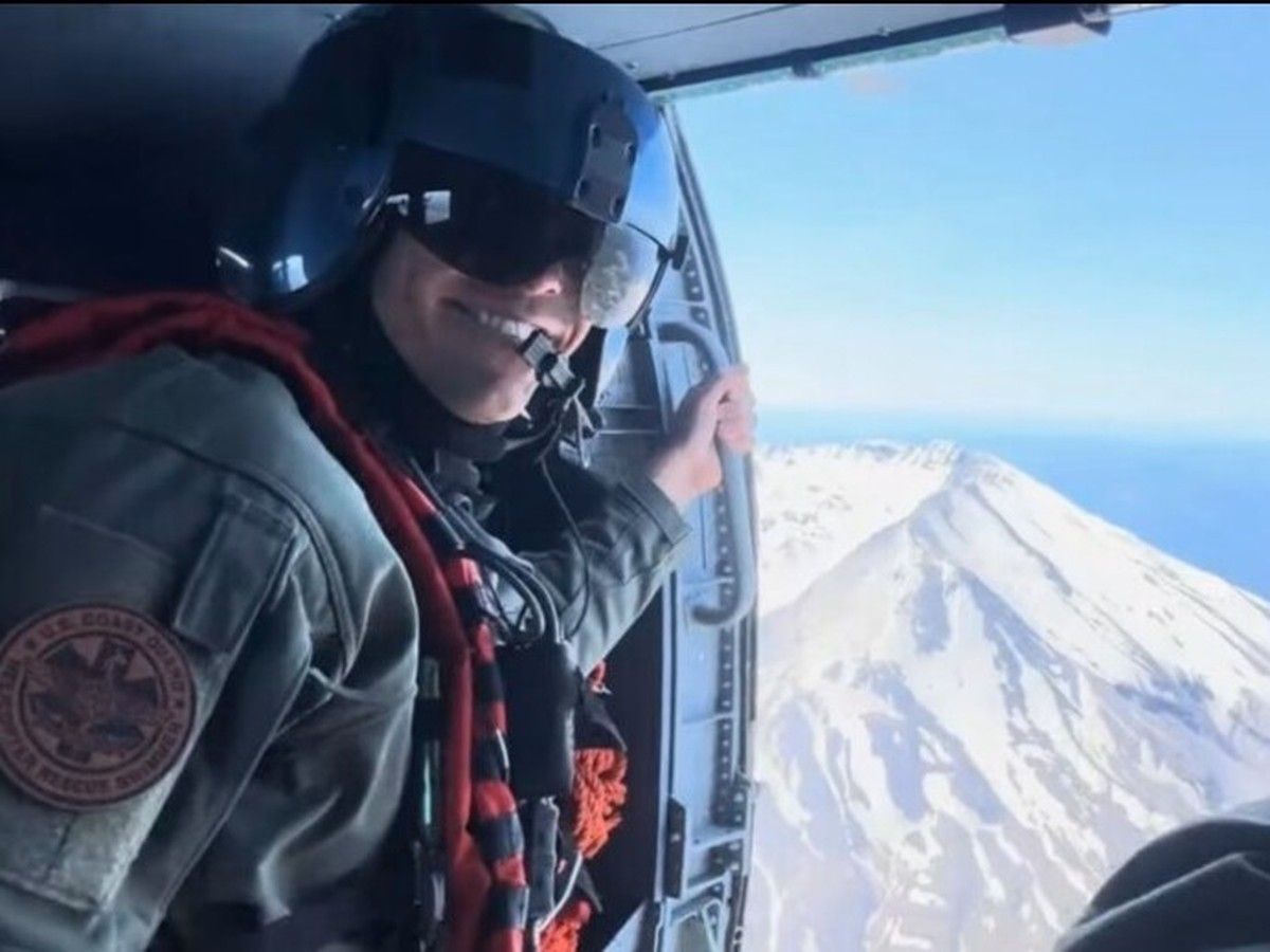 U.S. Coast Guard member Tyler Jaggers, an aviation survival technician based in Astoria, Oregon, died after a medevac of a cargo-ship crew member near Port Renfrew. U.S. Coast Guard photo