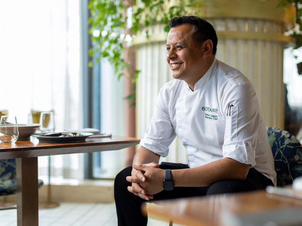 Chef Hector Laguna makes Pacific Northwest cuisine for Vancouver's diverse community