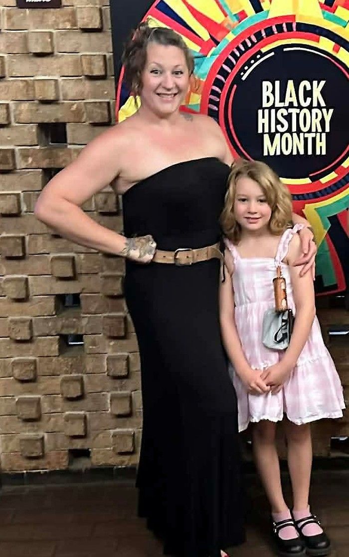  Tania Warner and her daughter Ayla Lucas, 7.