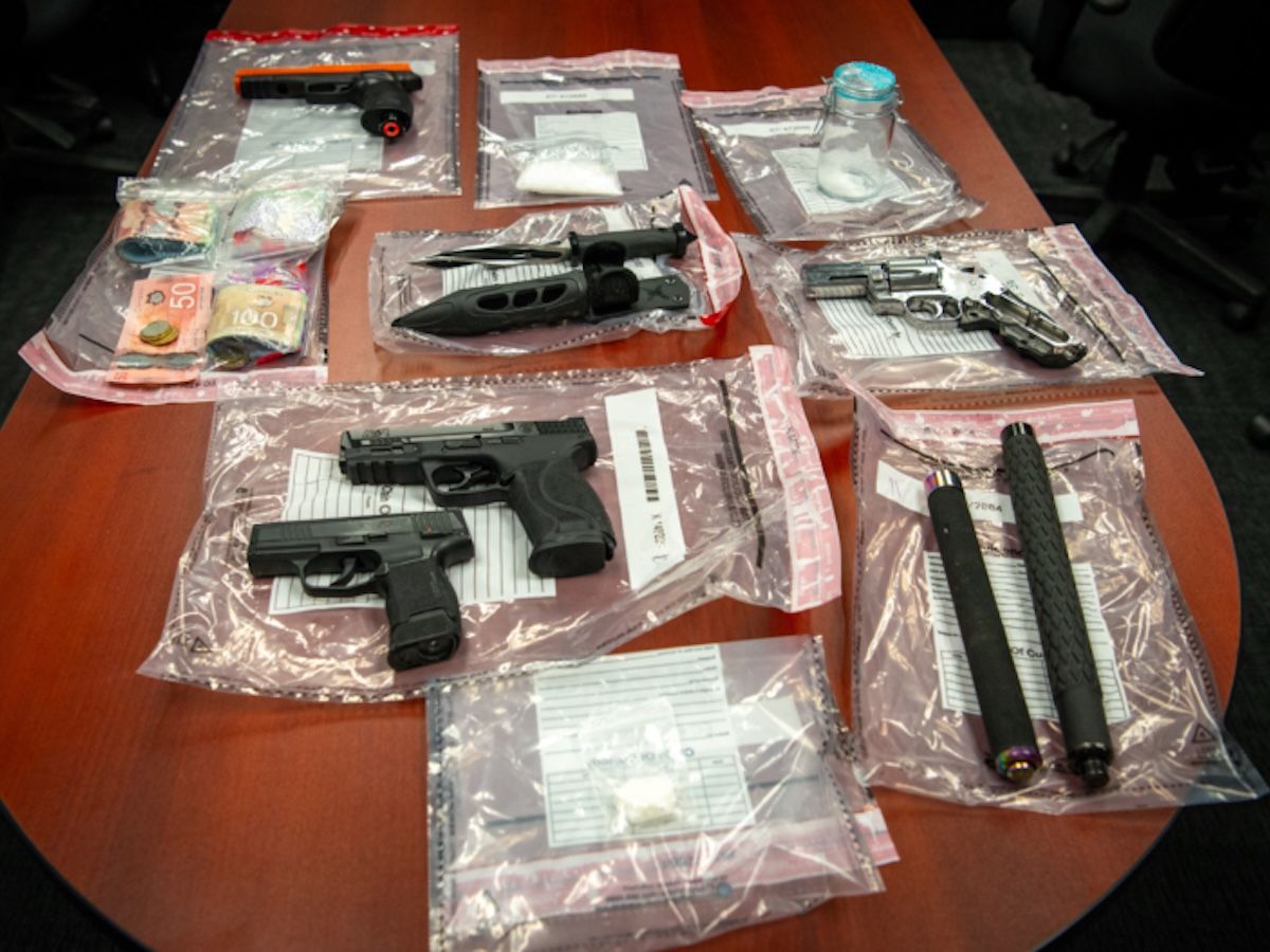 Items seized by the New West PD.