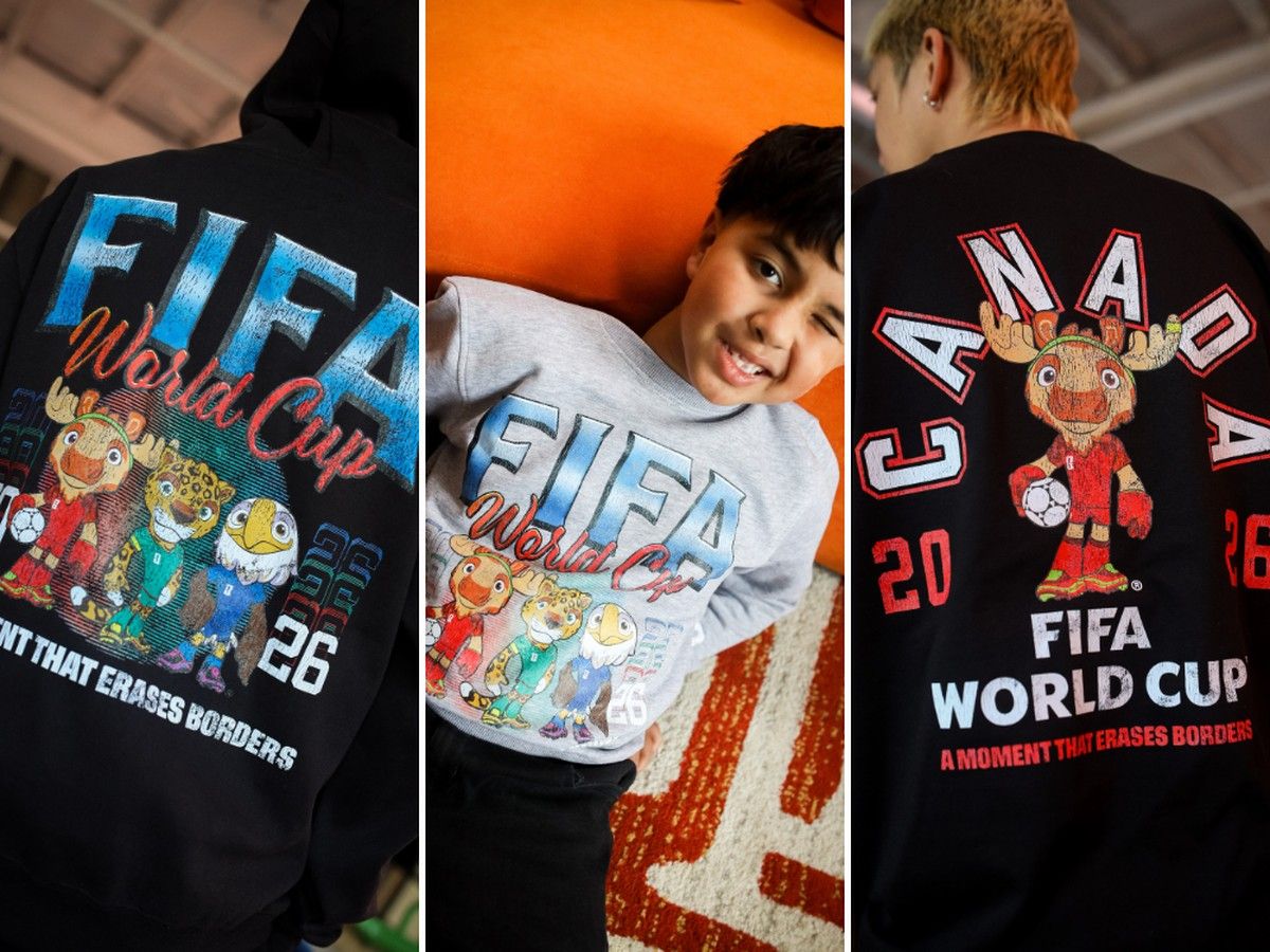 No matter who you're cheering for, here's where you can find FIFA merch and FIFA-inspired gear for any budget. Pictured are items from Peace Collective's 2026 FIFA World Cup collection.