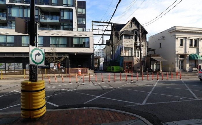 Fire damaged a building at 151 E. 8th Avenue in Mount Pleasant on March 25, 2026