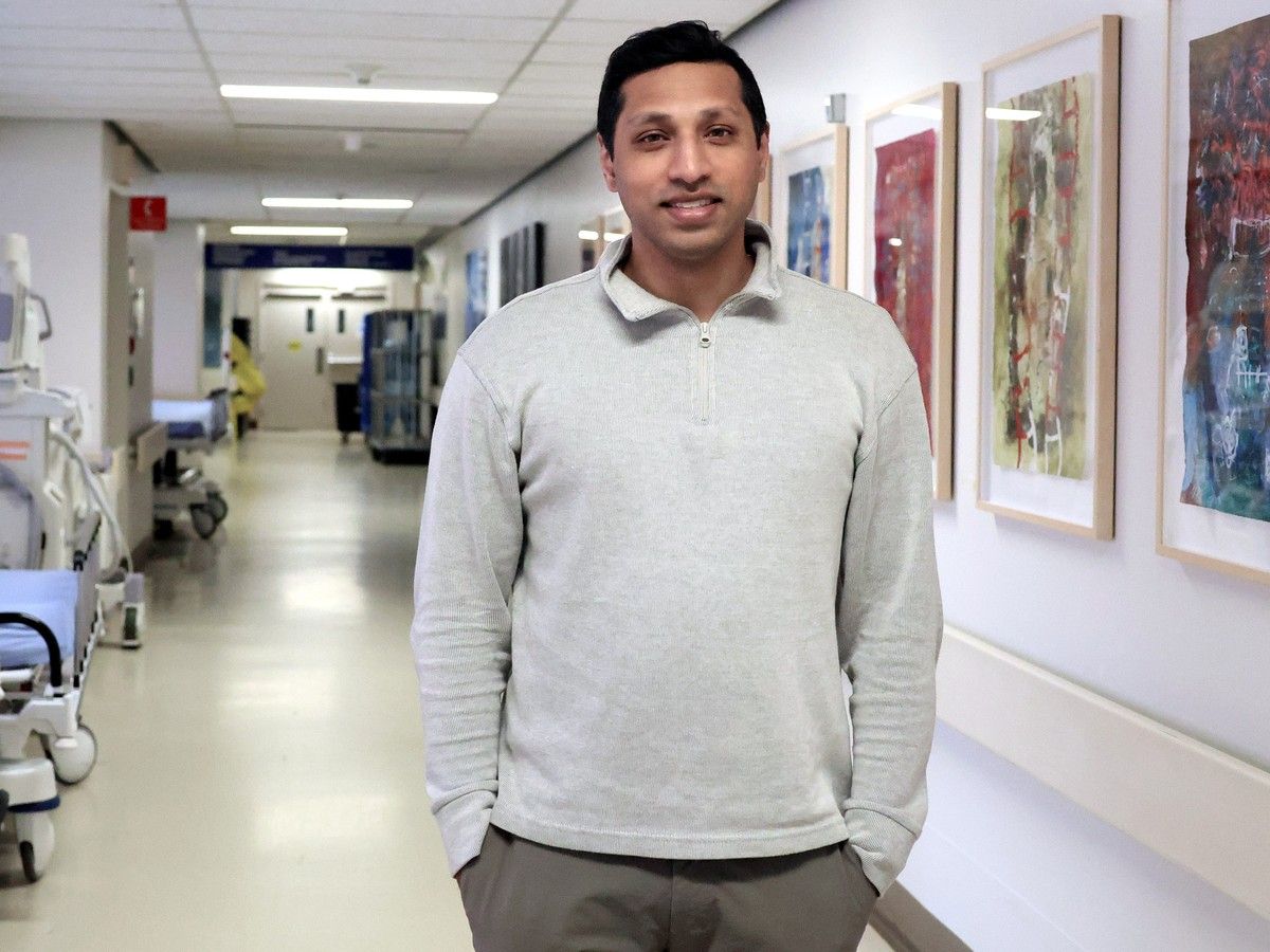 Dr. Vishal Varshney, an anesthesiologist and chairperson in pain management at St. Paul’s Hospital.