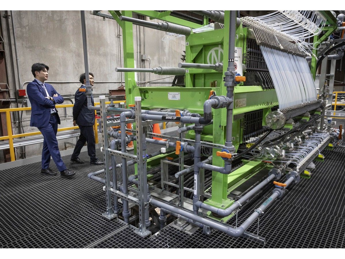 Delta company opens lithium refining plant with first-in-North-America technology