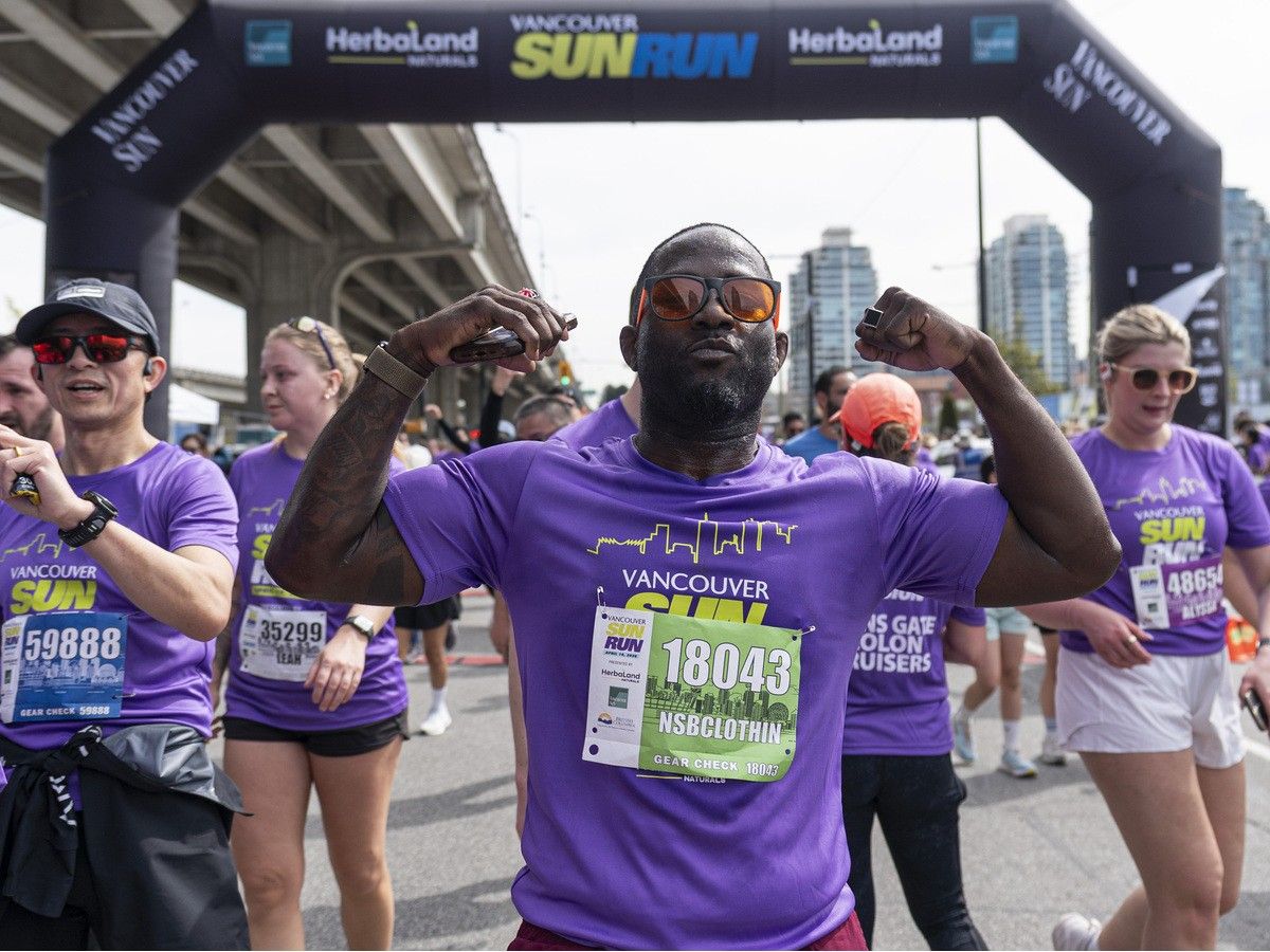 A beautiful day for Vancouver Sun Run, and its more than 55,000 participants