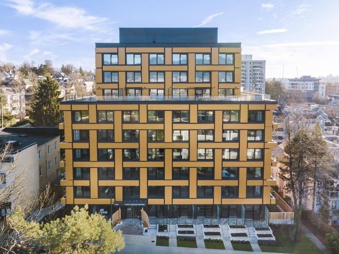 Facade of new east Vancouver building inspired by Coast Salish woven basketry