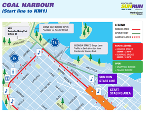 Coal Harbour map.