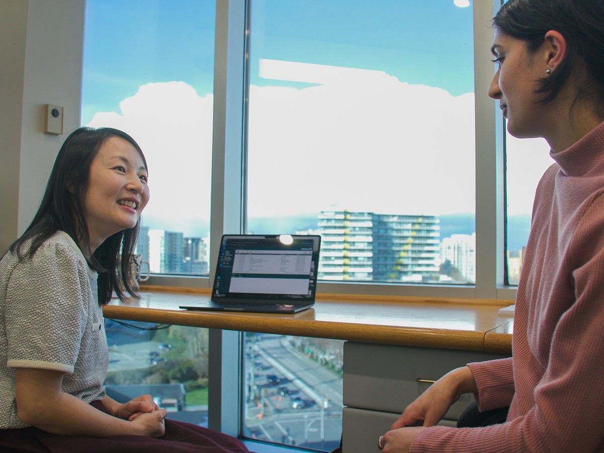  Richmond gastroenterologist Dr. Nancy Fu, left, with Sarah Bains, a specialist registered nurse. Bains and one other RN work part-time with Fu, doing followup with patients and co-ordinating their care to help reduce wait lists.