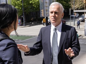 William Majcher outside B.C. Supreme Court in Vancouver, on April 20, 2026.