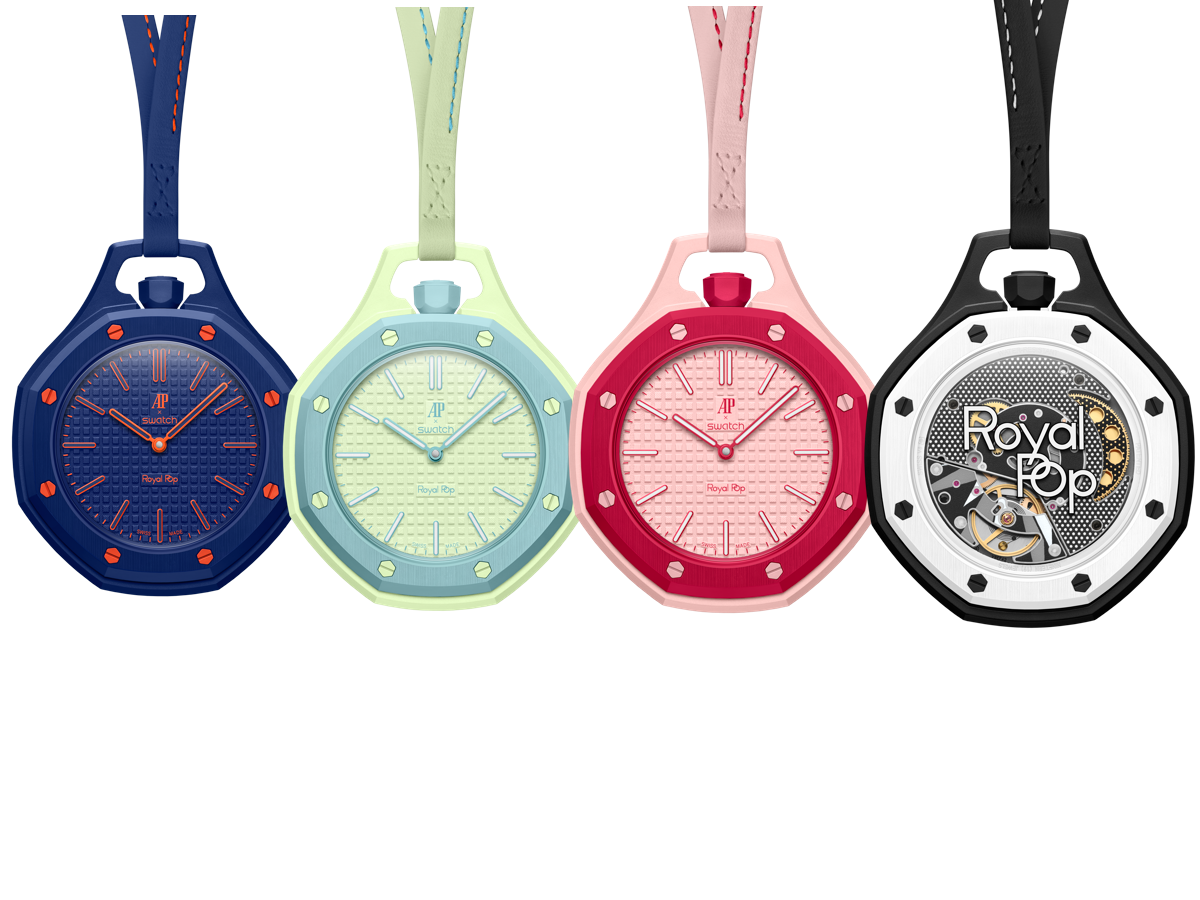 The Audemars Piguet x Swatch Royal Pop is a limited-edition release launching May 16. Handout/ (single use)