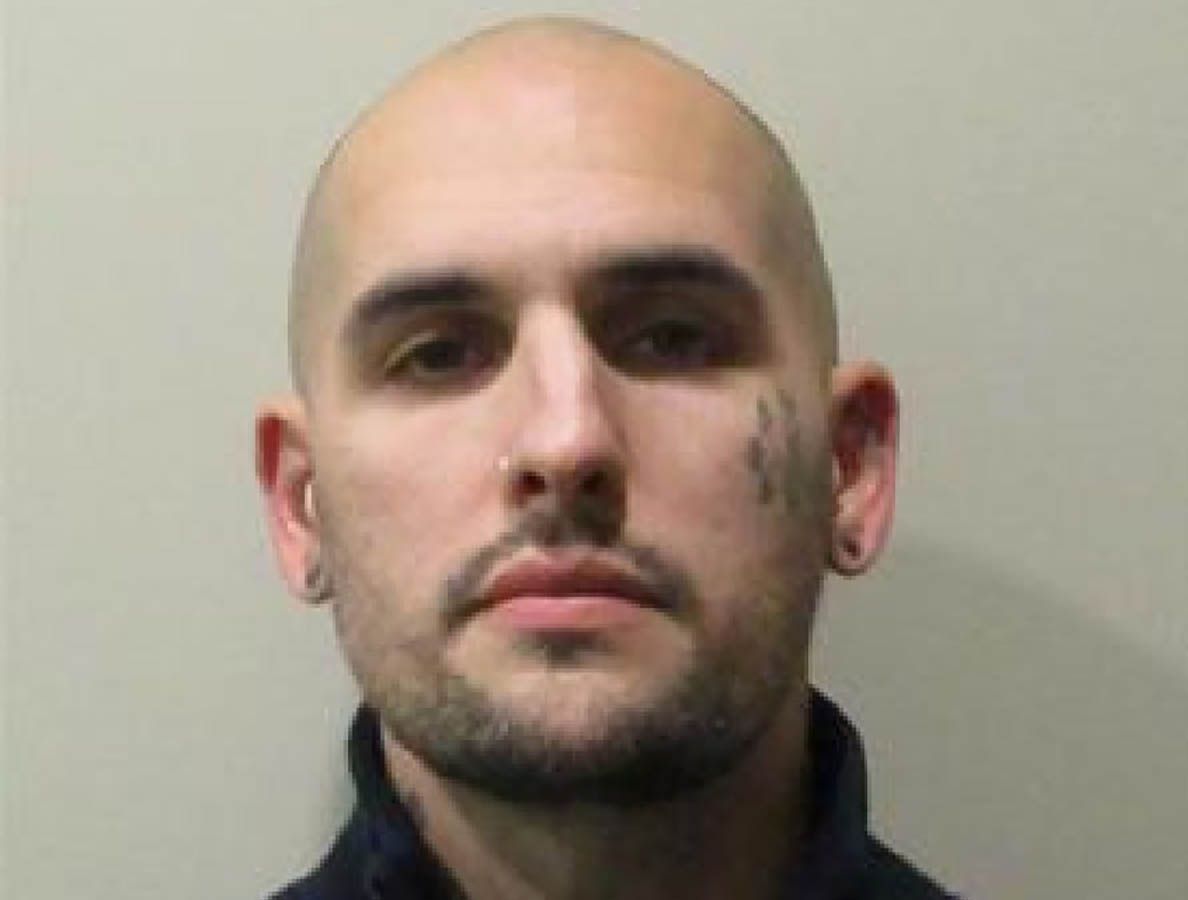 Dangerous offender Tyler Gordon Strathdee was arrested on May 21 after an alleged breach of his parole conditions.