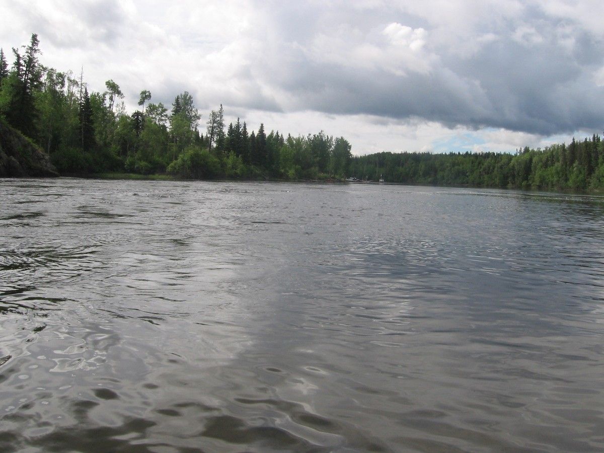 The Stuart River empties Stuart Lake on the traditional territory of the Nak'azdli First Nation. The river is called Nakal Koh and the lake Nakal Bun in the Carrier language. The Stuart River empties Stuart Lake on the traditional territory of the Nak'azdli First Nation. The river is called Nakal Koh and the lake Nakal Bun in the Carrier language.