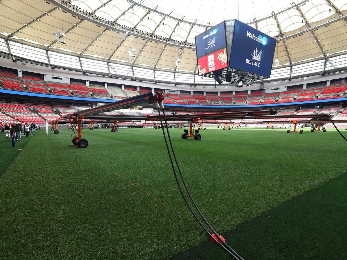 B.C. Place stadium on Tuesday afternoon
