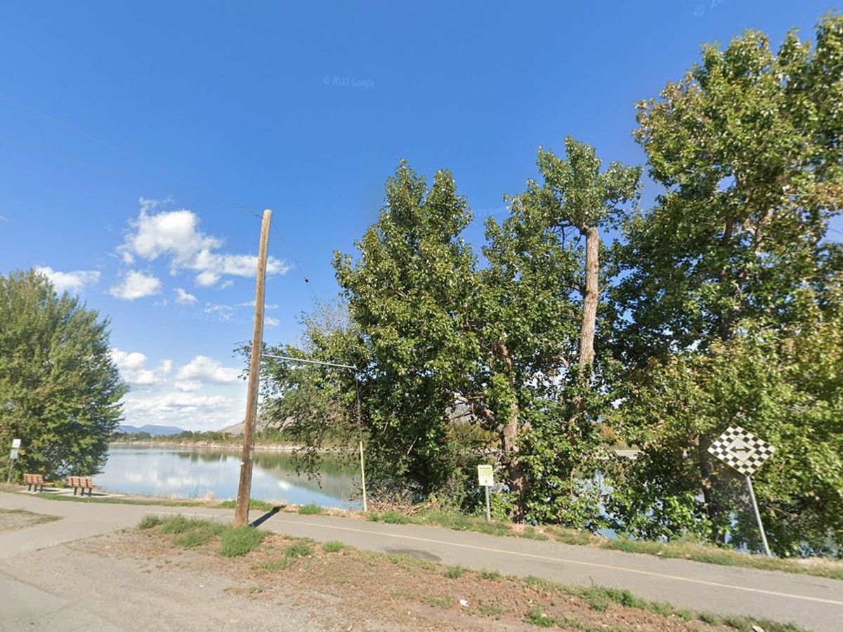 The vehicle left the road near Schubert Drive and Birch Avenue in Kamloops at around 6:21 p.m. on Sunday, going into the North Thompson River.