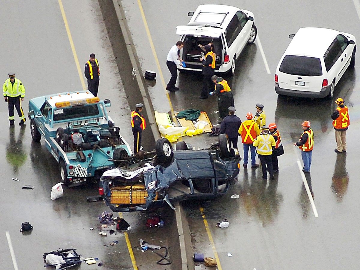  the scene of the fatal 2007 crash in abbotsford