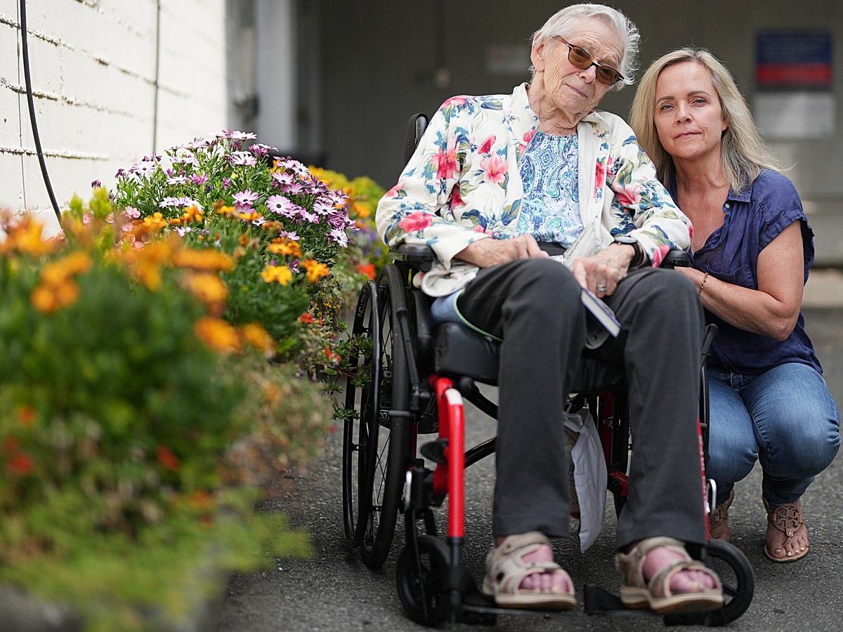 Laura Kyle says her mom Barbara Donaldson was in hospital for more than seven months before passing away in September