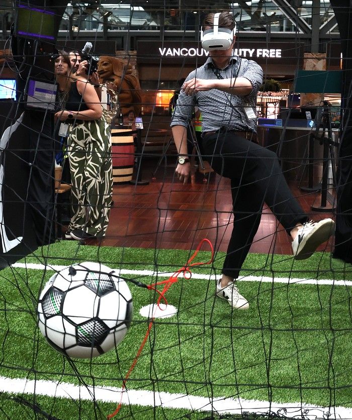  New departure gate games have been installed at Vancouver International Airport (YVR) as preparations are made to welcome passengers arriving for the 2026 World Cup.