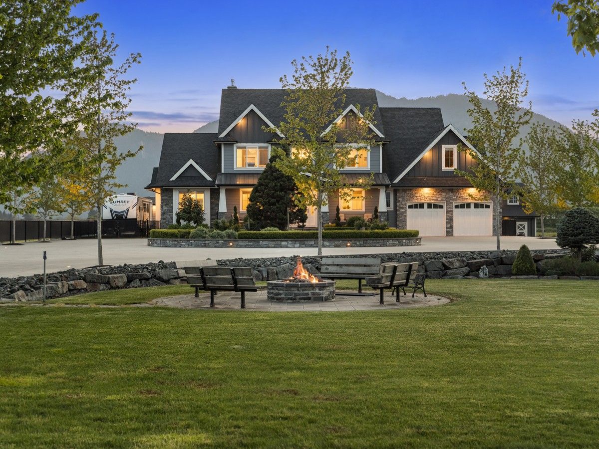 This two-storey ,4,988-square-foot wood frame house was built in 2020 and is located at 6257 Sumas Prairie Road, Sardis. 