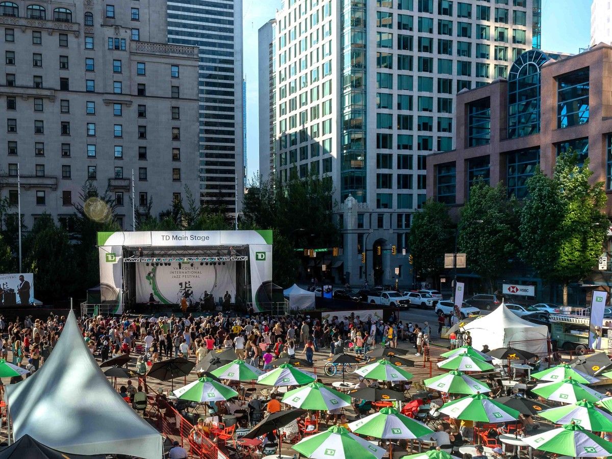 The Downtown Jazz Georgia St. free stage is a highlight of opening weekend.