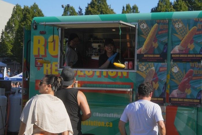  Roasted Revolution specializes in a variety of grilled and coated corn on the cob. Credit: Courtesy of Latincouver